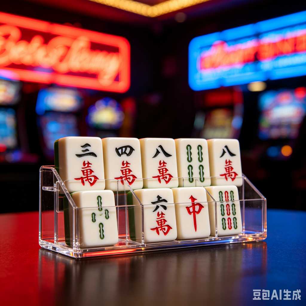 antique style mahjong set