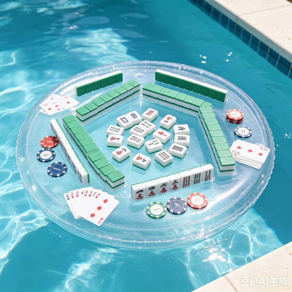 artistic mahjong tiles set